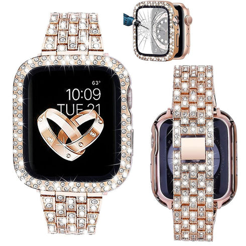 Blinged-out Apple Watch Band+ Free Icy Case