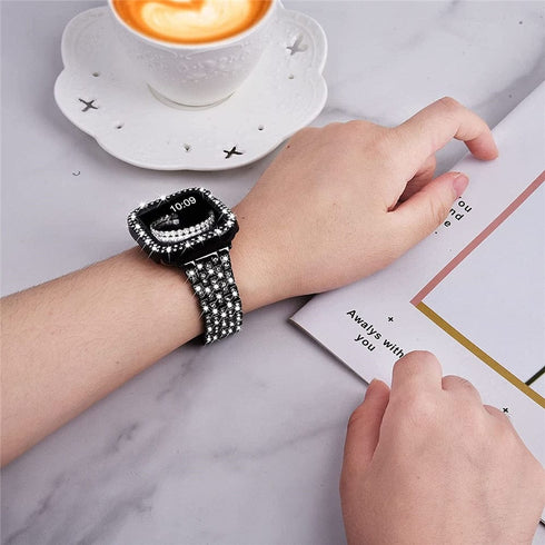 Blinged-out Apple Watch Band+ Free Icy Case
