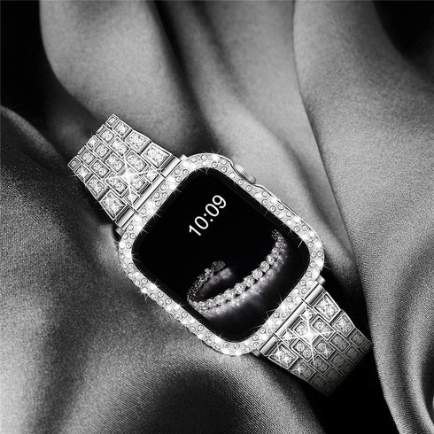 Blinged-out Apple Watch Band+ Free Icy Case