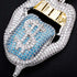 VVS Jewelry $$$ Micropaved Lip Pendant Necklace