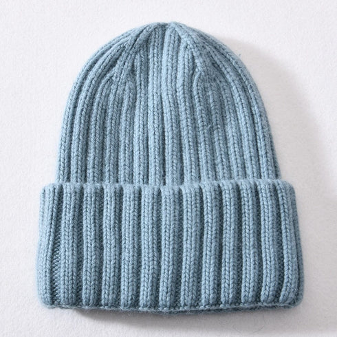 Chunky Silk Satin Lined Knitted Beanie