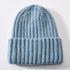 Chunky Silk Satin Lined Knitted Beanie