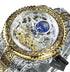 Gold Luminous Tourbillon Skeleton Mechanical Watch