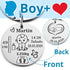 Custom Newborn Baby Engraved Name Keychain