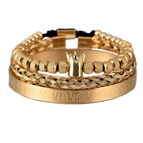 VVS Jewelry 3pc Luxury Bracelet Set