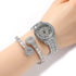 6MM Baguette Heart Wrist Bangle Bracelet
