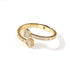 6MM Baguette Heart Wrist Bangle Bracelet