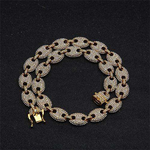 8" 18k Gold G-Link Bracelet