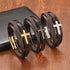 Multi-Layer Cross Leather Bracelet
