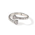 6MM Baguette Heart Wrist Bangle Bracelet
