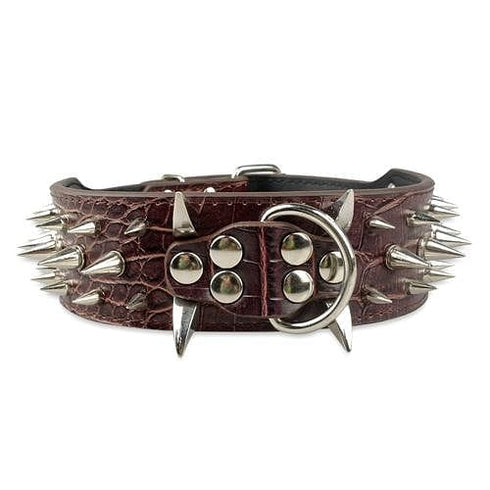 Adjustable Spiked Studded Dog Collar