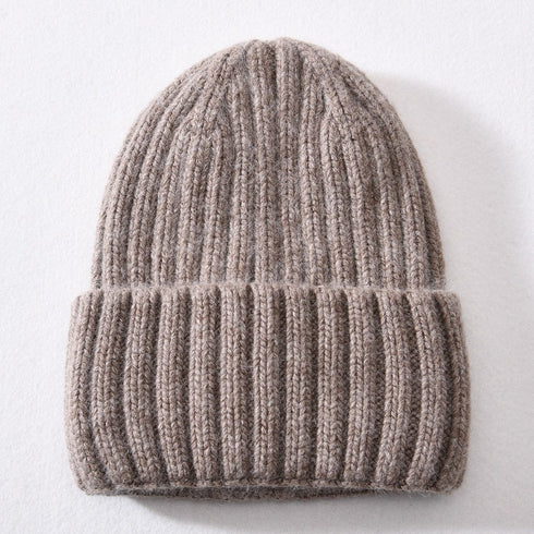 Chunky Silk Satin Lined Knitted Beanie