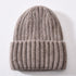 Chunky Silk Satin Lined Knitted Beanie