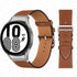 Two-Tone Leather Watch Strap for Smart Watches