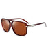 Stuntin' Black Square Frame Oversized Sunglasses
