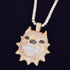 Bully Dog Head Pendant Chain