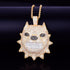Bully Dog Head Pendant Chain