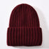 Chunky Silk Satin Lined Knitted Beanie