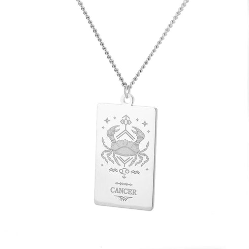 Zodiac Sign Pendant Chain