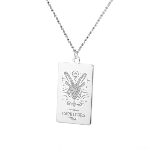 Zodiac Sign Pendant Chain