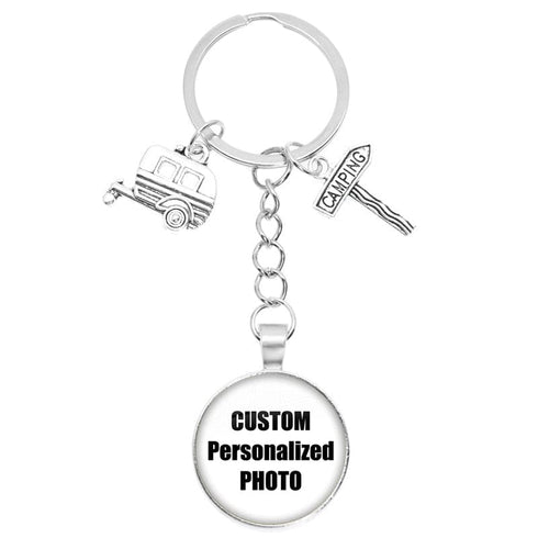 Custom Photo Baby Keychain with Charms