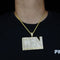 CFN Came From Nothing Baguette Iced Pendant