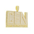CFN Came From Nothing Baguette Iced Pendant