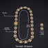 18k Gold CZ G-Link Chain