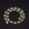 18k Gold CZ G-Link Chain