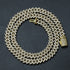 VVS Jewelry 925 Sterling Silver Iced Out Prong Moissanite Cuban Chain (Passes Diamond Check)