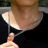 18k Gold/Silver 7mm Figaro Chain