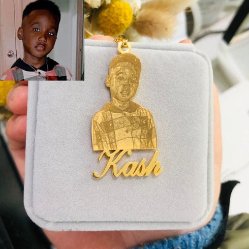 VVS Jewelry 3D Custom Portrait Photo Chain