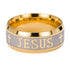 8mm Jesus Cross Engraved Ring
