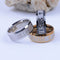 8mm Jesus Cross Engraved Ring
