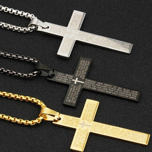 Christian Cross Pendant Necklace