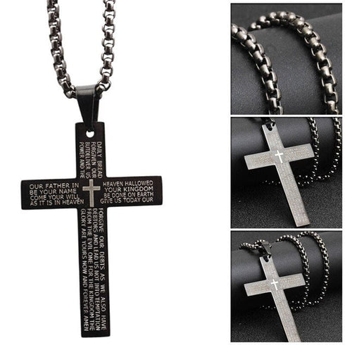 Christian Cross Pendant Necklace