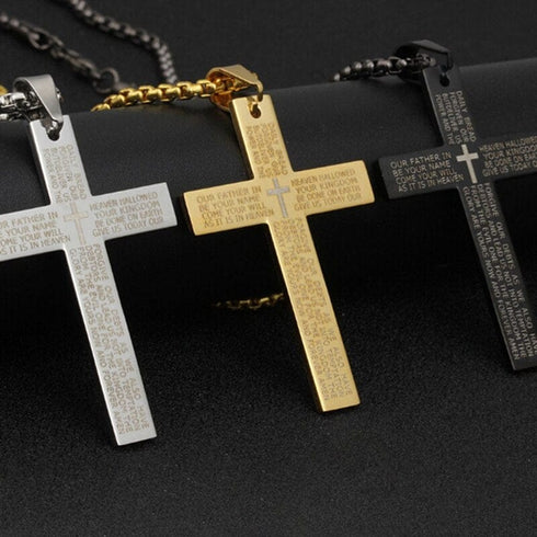 Christian Cross Pendant Necklace