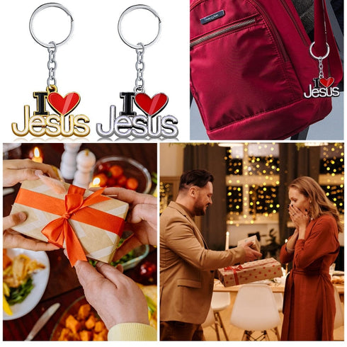 I Love Jesus Keychain