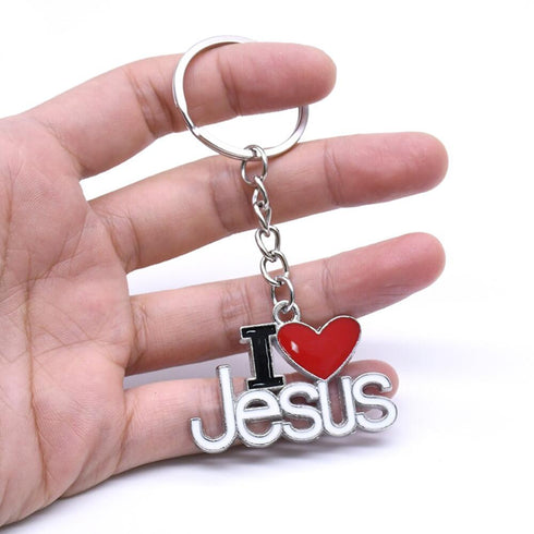 I Love Jesus Keychain