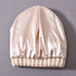 Chunky Silk Satin Lined Knitted Beanie