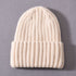Chunky Silk Satin Lined Knitted Beanie