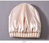 Chunky Silk Satin Lined Knitted Beanie