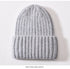Chunky Silk Satin Lined Knitted Beanie
