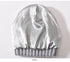 Chunky Silk Satin Lined Knitted Beanie