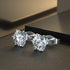 Classic 925 Sterling Silver 0.1-1 VVS Carat Moissanite Stud Earrings
