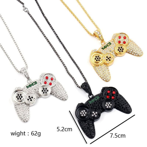 Classic Game Controller Pendant Necklace