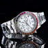 Luxury Quartz Rollie Style Watch with Color Rhinestone