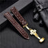 Crocodile Pattern with Automatic Buckle Men Watch Strap