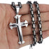 Vintage Cross Byzantine Pendant Necklace