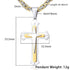 Vintage Cross Byzantine Pendant Necklace